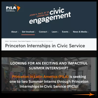 Intern with PiLA via PICS!